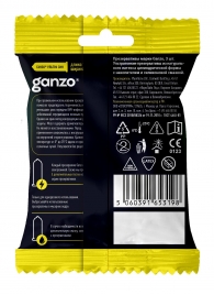 Ультратонкие презервативы Ganzo Ultra thin в мягкой упаковке - 3 шт. - Ganzo - купить с доставкой в Одинцово