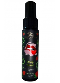 Спрей для горла Deep Throat с десенсибилизирующим эффектом и вкусом клубники - 50 мл. - БиоМед - купить с доставкой в Одинцово