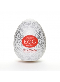 Мастурбатор-яйцо Keith Haring EGG PARTY - Tenga - в Одинцово купить с доставкой