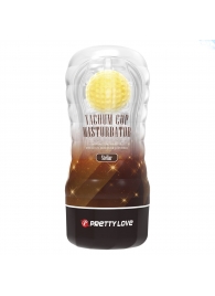 Прозрачный текстурированный мастурбатор Vacuum Cup Masturbator Stellar - Baile - в Одинцово купить с доставкой