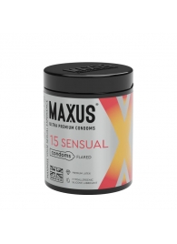 Анатомические презервативы MAXUS Sensual - 15 шт. - Maxus - купить с доставкой в Одинцово