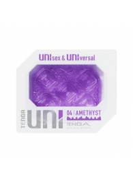 Фиолетовый мастурбатор-стимулятор Tenga Uni Amethyst - Tenga - в Одинцово купить с доставкой