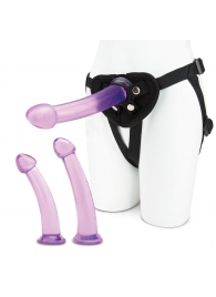 Тренировочный набор с тремя насадками Pegging Training Set - Lux Fetish - купить с доставкой в Одинцово