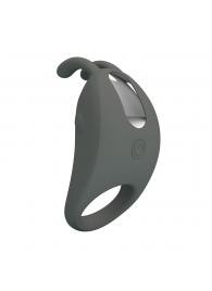 Серое эрекционное кольцо с вибрацией Master Ring - Baile - в Одинцово купить с доставкой