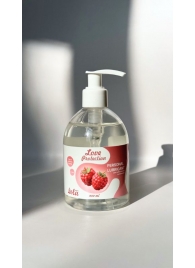 Лубрикант на водной основе Love Protection Raspberry с ароматом малины - 300 мл. - Lola Games - купить с доставкой в Одинцово