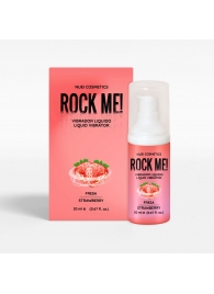 Жидкий вибратор Nuei Rock Me! с ароматом клубники - 20 мл. - Nuei cosmetics - купить с доставкой в Одинцово