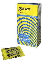 Классические презервативы с обильной смазкой Ganzo Classic - 12 шт. - Ganzo - купить с доставкой в Одинцово