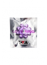 Мягкая фиолетовая гелевая насадка - Toyfa Basic - в Одинцово купить с доставкой