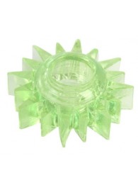 Зеленое эрекционное кольцо-солнце - Toyfa Basic - в Одинцово купить с доставкой