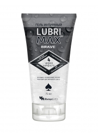 Водно-силиконовый интимный гель-смазка Lubrimax Brave - 75 мл. - ИнтелБИО - купить с доставкой в Одинцово