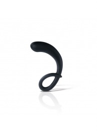 Черный массажер простаты Curving Curt - 13 см. - MyStim - купить с доставкой в Одинцово