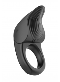 Черное эрекционное виброкольцо Vibro Lust Ring - MALESATION - в Одинцово купить с доставкой