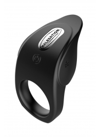 Черное эрекционное виброкольцо Vibro Lust Ring - MALESATION - в Одинцово купить с доставкой
