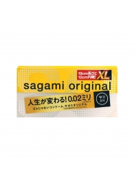 Презервативы увеличенного размера Sagami Original 0.02 XL-size - 12 шт. - Sagami - купить с доставкой в Одинцово