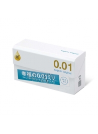 Увлажнённые презервативы Sagami Original 0.01 Extra Lub - 12 шт. - Sagami - купить с доставкой в Одинцово