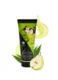 Массажный крем для тела с ароматом груши и зелёного чая Pear   Exotic Green Tea - 200 мл. - Shunga - купить с доставкой в Одинцово