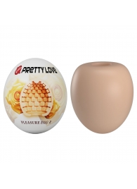 Бежевый мастурбатор-яйцо Pleasure Egg II - Baile - в Одинцово купить с доставкой