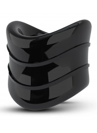 Черное эрекционное кольцо на мошонку Beef Ball Stretcher Snug X Long - Blush Novelties - в Одинцово купить с доставкой