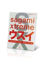 Ультратонкий презерватив Sagami Xtreme SUPERTHIN - 1 шт. - Sagami - купить с доставкой в Одинцово