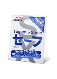 Презерватив Sagami Xtreme Ultrasafe с двойным количеством смазки - 1 шт. - Sagami - купить с доставкой в Одинцово