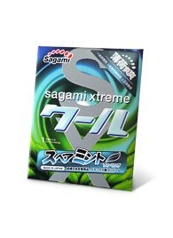 Презерватив Sagami Xtreme Mint с ароматом мяты - 1 шт. - Sagami - купить с доставкой в Одинцово