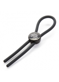 Тёмно-серое эрекционное кольцо с зажимом Again and Again Adjustable Cock Ring - Fifty Shades of Grey - в Одинцово купить с доставкой