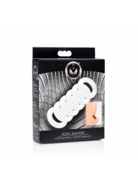 Комплект из 6 прозрачных эрекционных колец Ring Master Custom Ball Stretcher Kit - XR Brands - в Одинцово купить с доставкой