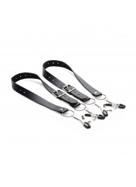Ремни с зажимами для половых губ Spread Labia Spreader Straps with Clamps - XR Brands - купить с доставкой в Одинцово