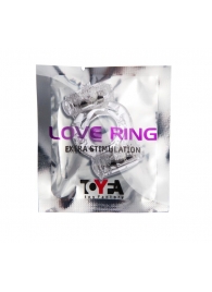 Прозрачное виброкольцо с двумя вибропульками - Toyfa Basic - в Одинцово купить с доставкой