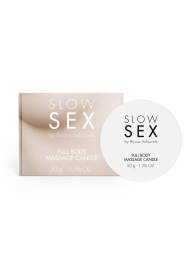 Массажная свеча для всего тела Slow Sex - 50 гр. - Bijoux Indiscrets - купить с доставкой в Одинцово