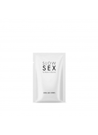 Полоски для орального секса Slow Sex Oral Sex Strips - 7 шт. - Bijoux Indiscrets - купить с доставкой в Одинцово