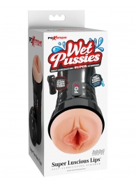 Мастурбатор-вагина в колбе Super Luscious Lips - Pipedream - в Одинцово купить с доставкой