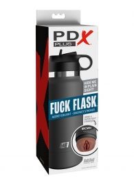 Смуглый мастурбатор-вагина в корпусе-бутылке F*ck Flask - Pipedream - в Одинцово купить с доставкой