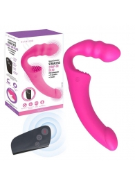 Розовый безремневой страпон Straples Strap-On Dildo - Erokay - купить с доставкой в Одинцово