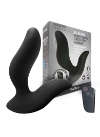 Черный вибромассажер простаты 3,5’’ Remote Control Curve P-spot Massager - 12 см. - Erokay - в Одинцово купить с доставкой