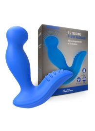 Синий вибромассажер простаты 3,5’’ P-spot Massager - 12,5 см. - Erokay - в Одинцово купить с доставкой