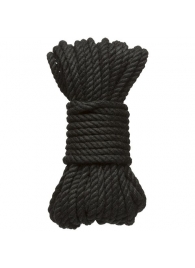 Черная верёвка для связывания и фиксации Bind Tie - 9,14 м. - Doc Johnson - купить с доставкой в Одинцово