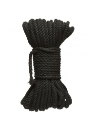Черная верёвка для связывания и фиксации Bind Tie - 15,24 м. - Doc Johnson - купить с доставкой в Одинцово