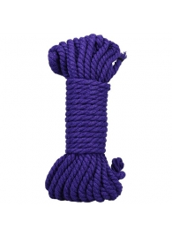 Фиолетовая верёвка для связывания и фиксации Bind Tie - 9,14 м. - Doc Johnson - купить с доставкой в Одинцово