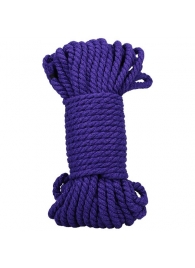 Фиолетовая верёвка для связывания и фиксации Bind Tie - 15,24 м. - Doc Johnson - купить с доставкой в Одинцово