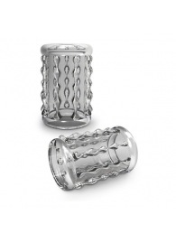 Прозрачная насадка с бороздками STAY HARD COCK SLEEVE 04 CLEAR - Blush Novelties - в Одинцово купить с доставкой