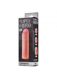 Фаллоудлинитель SUPER HERO Casanova - 18 см. - Lola Games - в Одинцово купить с доставкой
