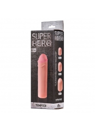 Фаллоудлинитель SUPER HERO Tempter - 16 см. - Lola Games - в Одинцово купить с доставкой