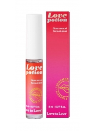 Возбуждающий блеск для губ Love Potion - 8 мл. - Love to Love - купить с доставкой в Одинцово