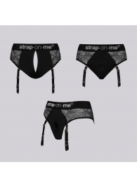 Трусики для фиксации насадок Strap-on-me Harness Lingerie Diva XS - Strap-on-me - купить с доставкой в Одинцово