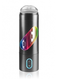 Перезаряжаемый мастурбатор-ротик Extreme Toyz Rechargeable Roto-Bator Mouth - Pipedream - в Одинцово купить с доставкой