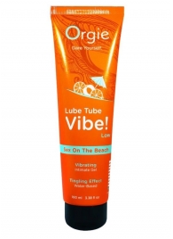 Гель с эффектом вибрации Lube Tube Vibe Low Sex On The Beach - 100 мл. - ORGIE - купить с доставкой в Одинцово