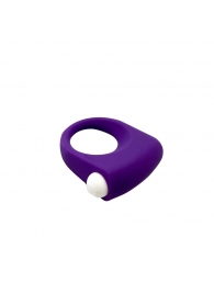 Фиолетовое эрекционное кольцо Puggle Vibrating Ring with Bullet - Adrien Lastic - в Одинцово купить с доставкой