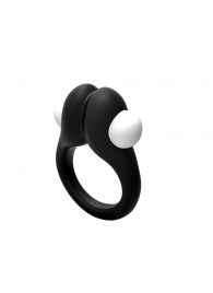 Черное эрекционное кольцо Zippy Vibrating Ring With Bullet - Adrien Lastic - в Одинцово купить с доставкой