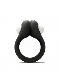 Черное эрекционное кольцо Zippy Vibrating Ring With Bullet - Adrien Lastic - в Одинцово купить с доставкой